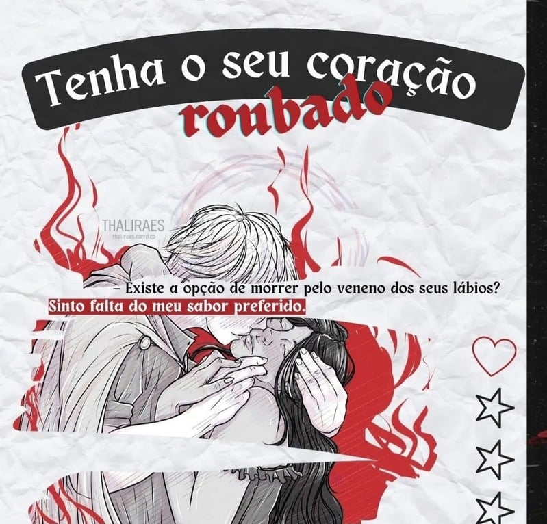 Carrossel literário Tenha o seu coração roubado